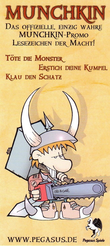 Munchkin Promotional Bookmarks