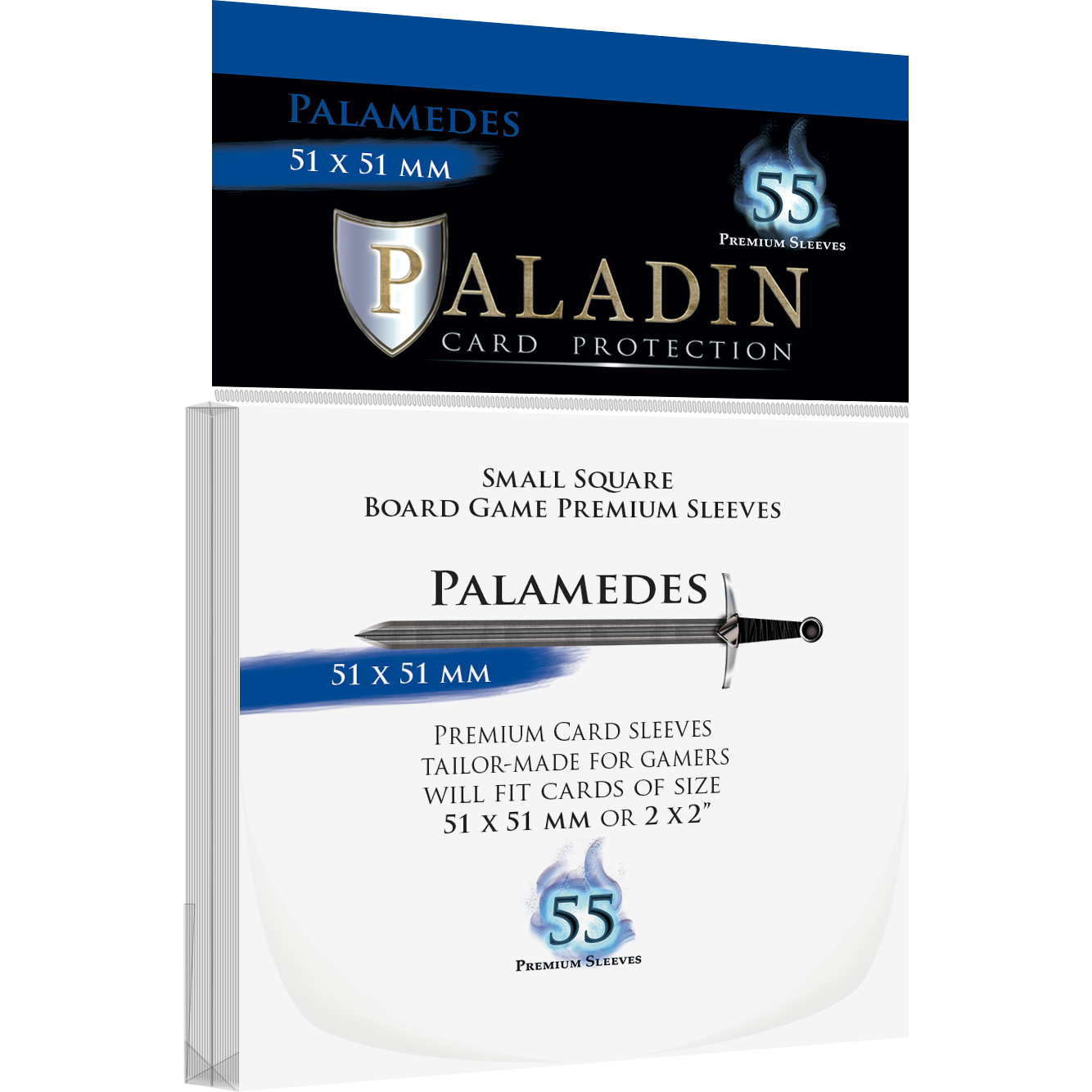 Paladin Card Protection - Palamedes (51 mm × 51 mm Small Square)