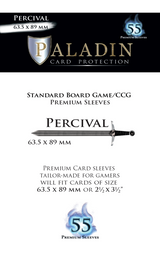 Paladin Card Protection - Percival (63.5 mm × 89 mm, Standard Card Game/CCG)