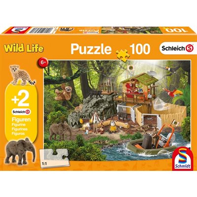 Puzzle - Schmidt Spiele - Croco Research Station (100 Pieces)