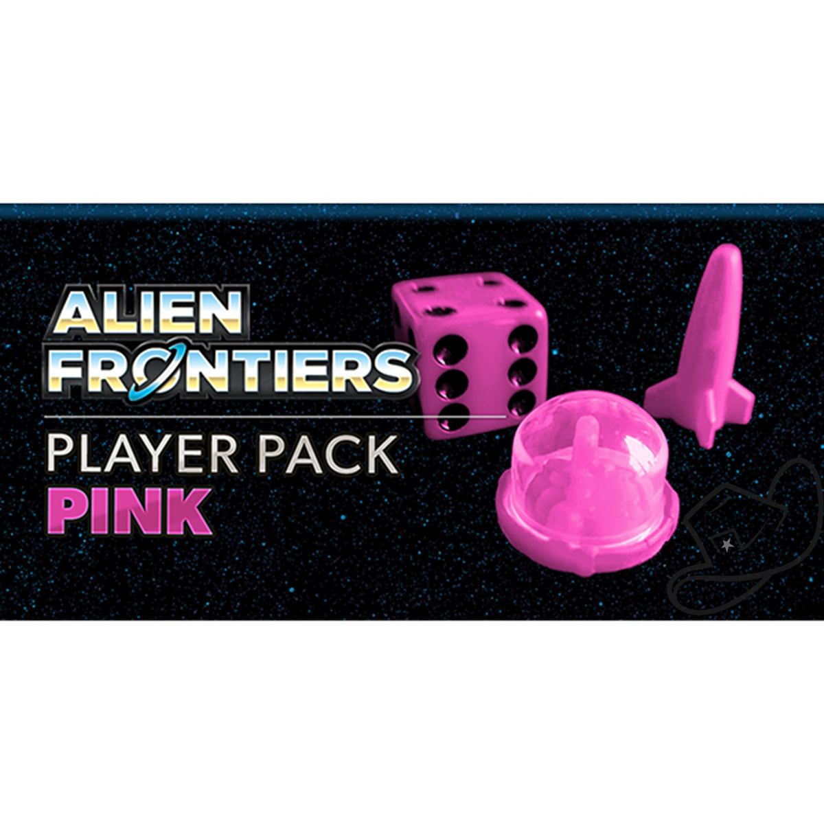 Alien Frontiers Alternate Color Player Piece Set - Pink