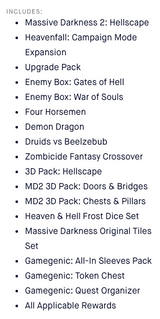 Massive Darkness 2: Hellscape (Massive All-In Kickstarter Edition)