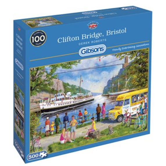 Puzzle - Gibsons - Clifton Bridge, Bristol (500 Pieces)