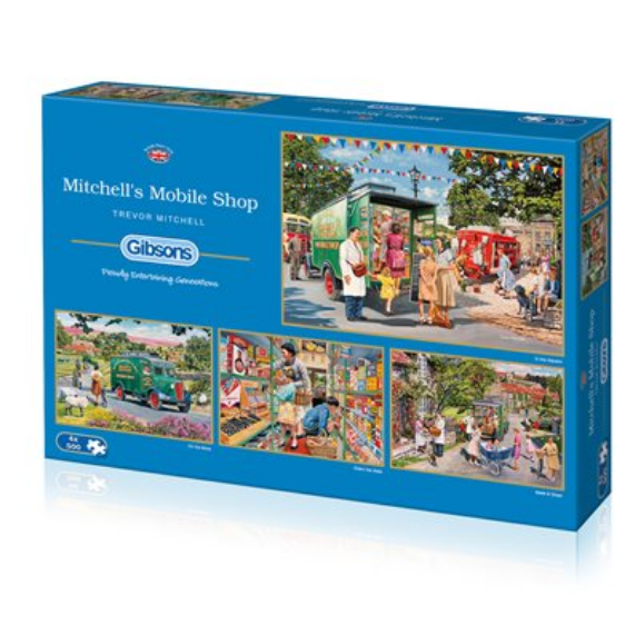 Puzzle - Gibsons - Mitchell's Mobile Shop (4 Puzzles) (500 Pieces)