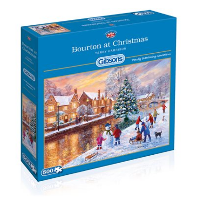 Puzzle - Gibsons - Bourton at Christmas (500 Pieces)