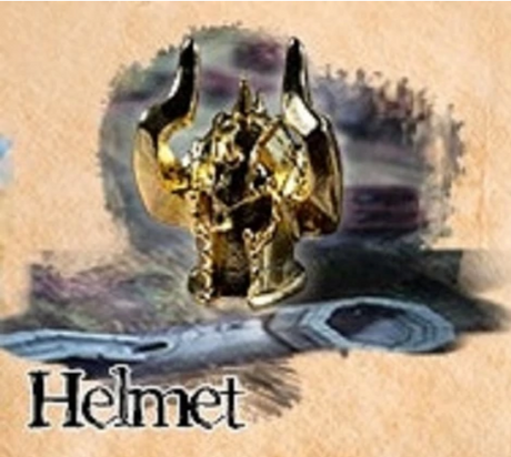 Sleeve Kings - Player Token: Gold Color Helmet In Metal Alloy