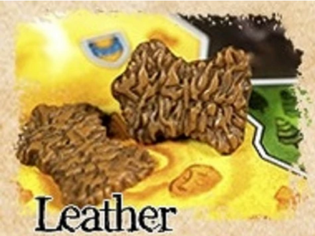 Sleeve Kings - Painted Resin Resource Tokens: Leather (10ct)