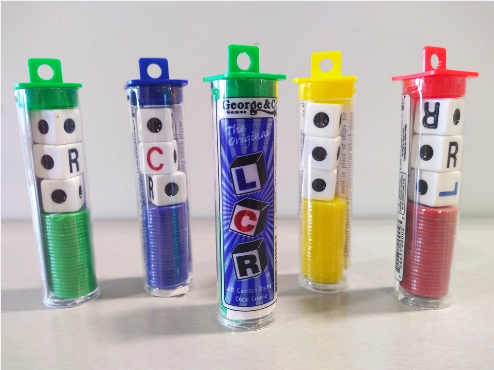 Left Center Right - Single Game Tube (Blue)