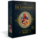 Puzzle - Genius Games - Dr Livingston: Human Heart (597 Pieces)