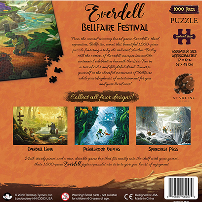 Puzzle - Starling Games - Everdell Puzzle: Bellfaire Festival (1000 Pieces)