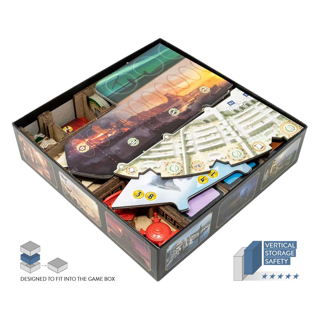 The Dicetroyers - 7 Wonders: Duel (Base Game or with Pantheon; Agora Expansion) (Italy Import)