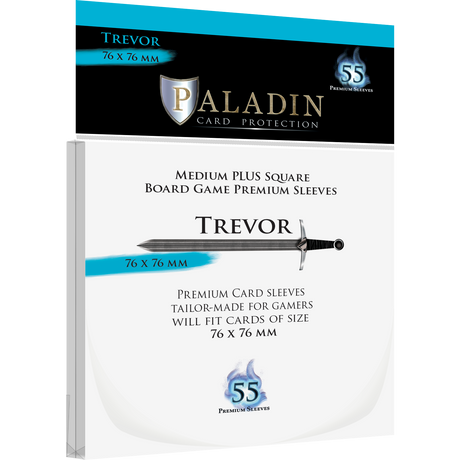 Paladin Card Protection - Trevor (76mm x 76mm, Medium Plus Square)