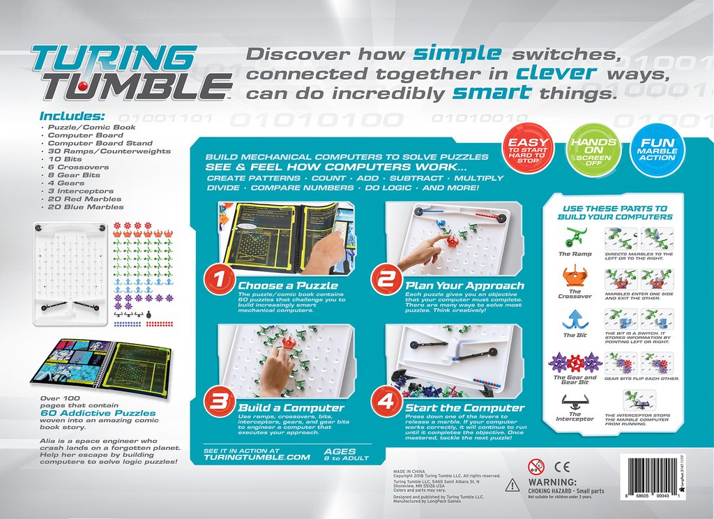 Turing Tumble (Standard English Edition) (Local Pickup Only)