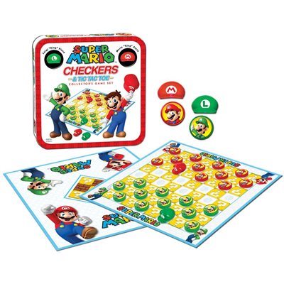 Super Mario™ Checkers & Tic Tac Toe