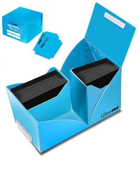 Ultra Pro - PRO Dual Standard Light Blue Deck Box (180)