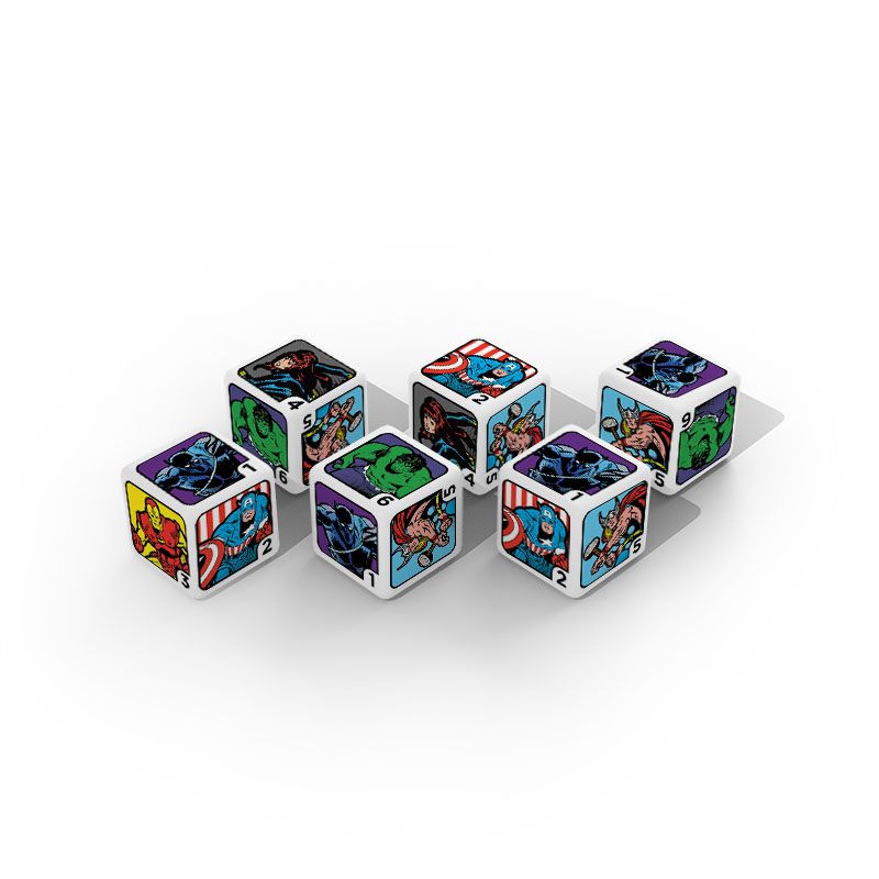 Marvel Avengers 6PC Dice Set