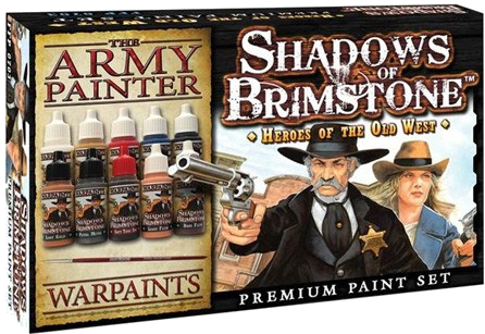 Shadows of Brimstone: Heroes of Old West Paint Set