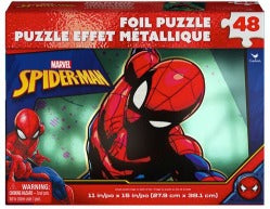 Puzzle - Foil Effect - Metallic (Spiderman) (48pieces)