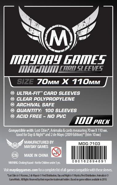 Mayday Sleeves - Magnum Ultra-Fit "Lost Cities" Card Sleeves (100 Pack Standard Protection)