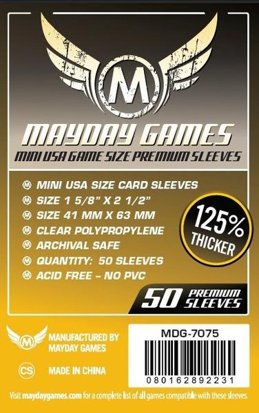 Mayday Sleeves - Mini USA Card Sleeves - Premium