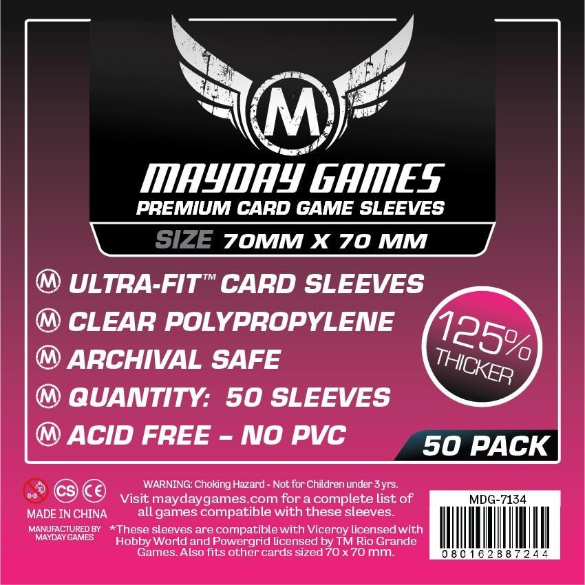 Mayday Sleeves - Small Square Card Sleeves Premium