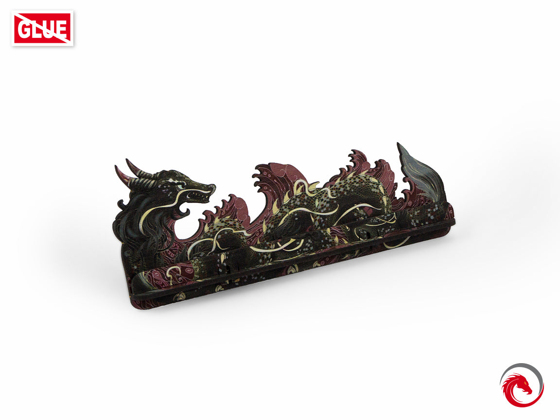 E-Raptor - Card Holder: S Dragon FullPrint Red