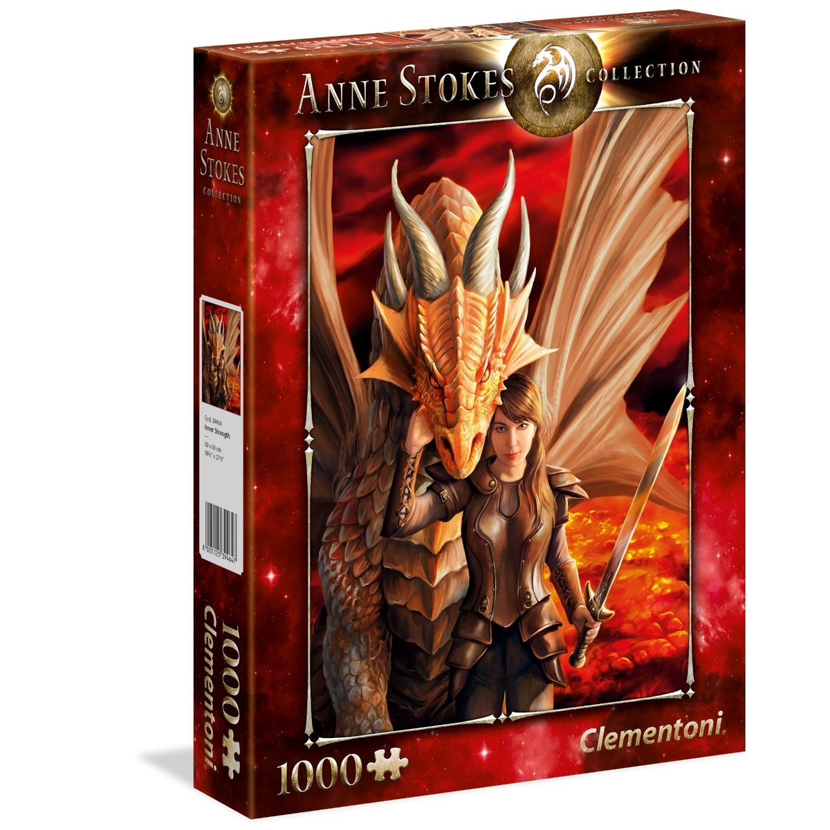 Puzzle - Clementoni - Anne Stokes - Inner Strength (1000 pcs)