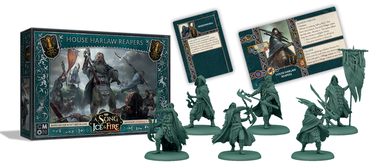 A Song of Ice & Fire: Tabletop Miniatures Game – Greyjoy House Harlaw Reapers