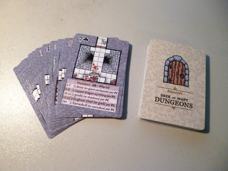 Axebane's Deck of Many Dungeons