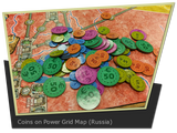 The Game Crafter - Coin Upgrade Kit for Power Grid