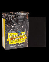 Dragon Shield - Japanese Size Matte Sleeves: Black (60ct)