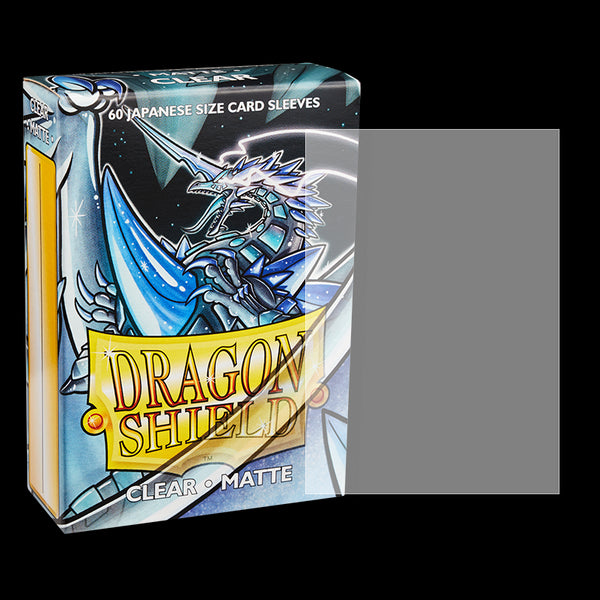 Dragon Shield - Japanese Size Matte Sleeves: Black (60ct)
