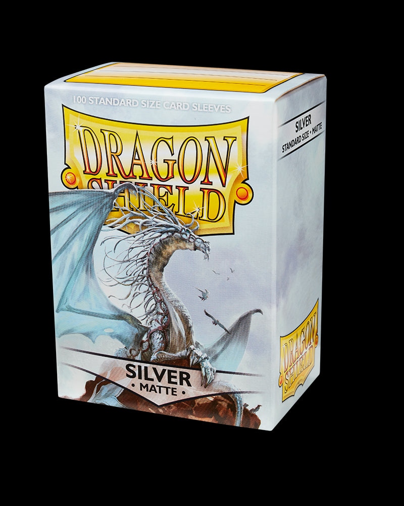 Dragon Shield - Matte Sleeves: Silver (100ct)