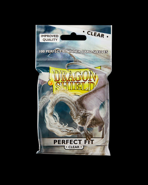 Dragon Shield - Sealable Perfect Fit Sleeves: Smoke (100ct), Board Game