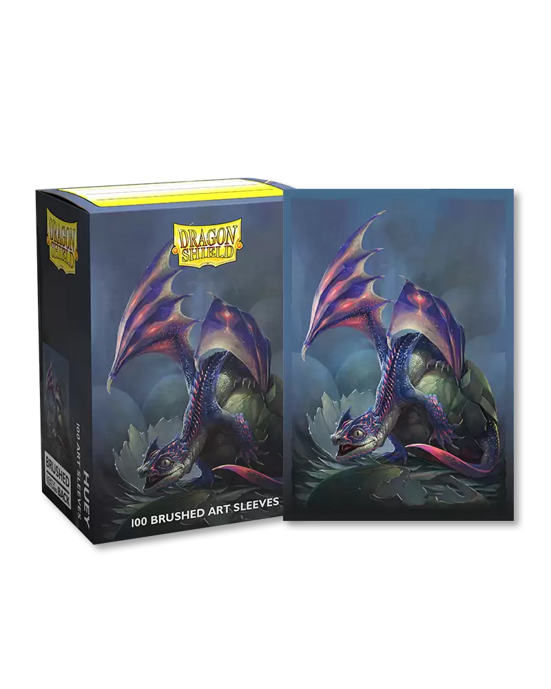 Dragon Shield - Brushed Art Sleeves - Huey (100ct)