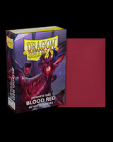 Dragon Shield - Japanese Size Matte Sleeves: Blood Red (60ct)