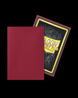 Dragon Shield - Japanese Size Matte Sleeves: Blood Red (60ct)