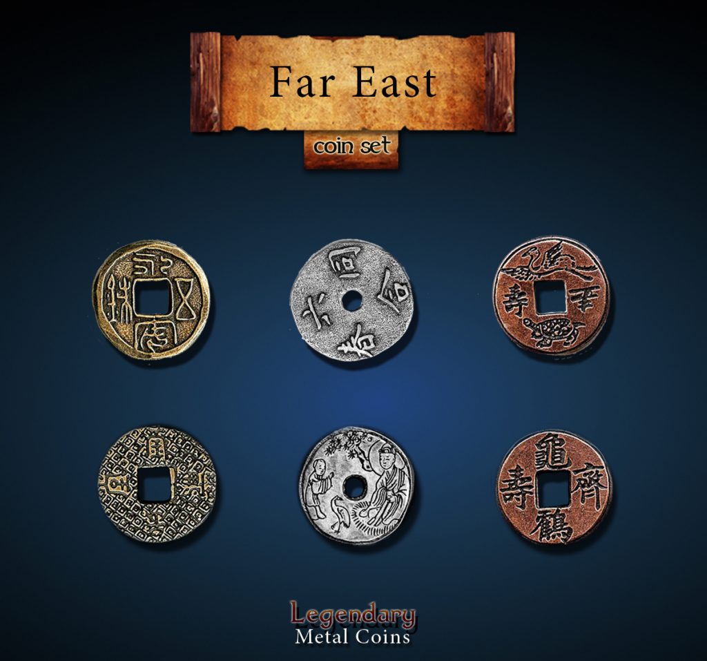 Legendary Metal Coins: Season 1 - Far East Coin Set (24 pcs)