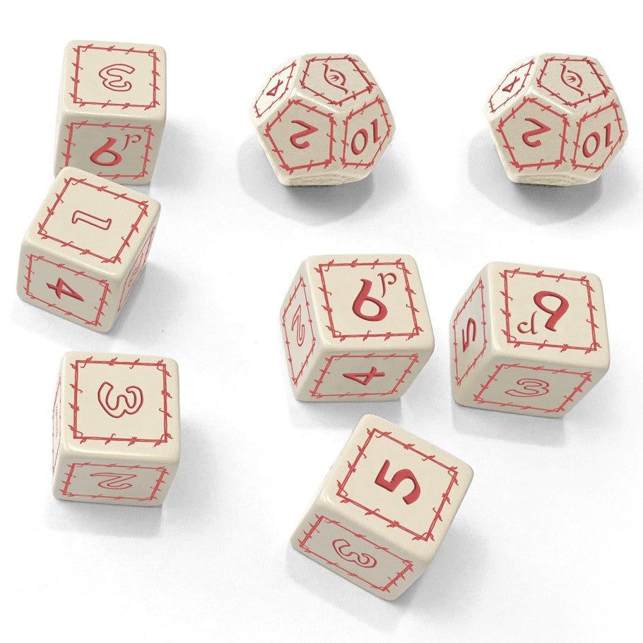 The One Ring - White Dice Set