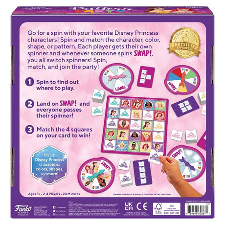 Disney Princess Pattern Party Game