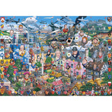 Puzzle - Gibsons - I Love Great Britain (1000 Pieces)