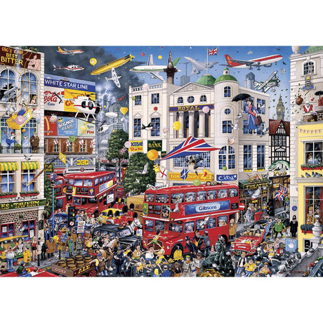 Puzzle - Gibsons - I Love London (1000 Pieces)