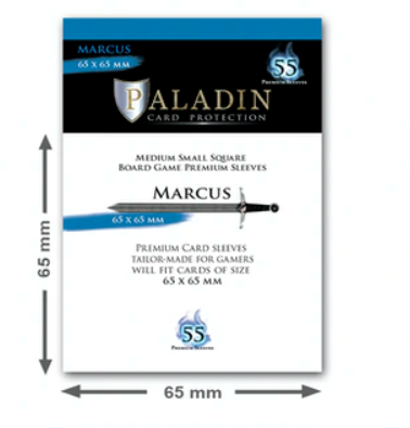 Paladin Card Protection - Marcus (65 x 65 mm, Premium Medium Small Square)