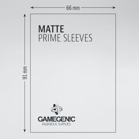 Gamegenic - Matte Prime Sleeves - Orange (100ct)