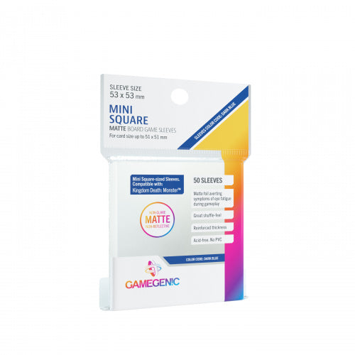 Gamegenic - Mini Square-Sized Matte Sleeves (50ct)