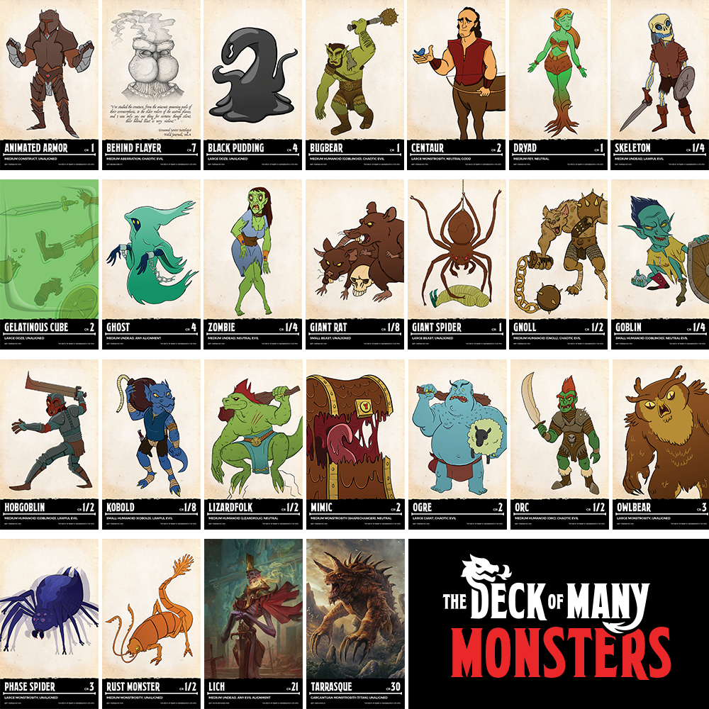 The Deck Of Many: Monsters 1