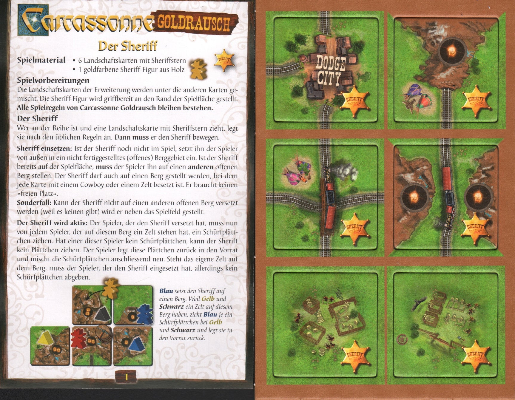 Carcassonne: Goldrausch - Der Sheriff (German Import)