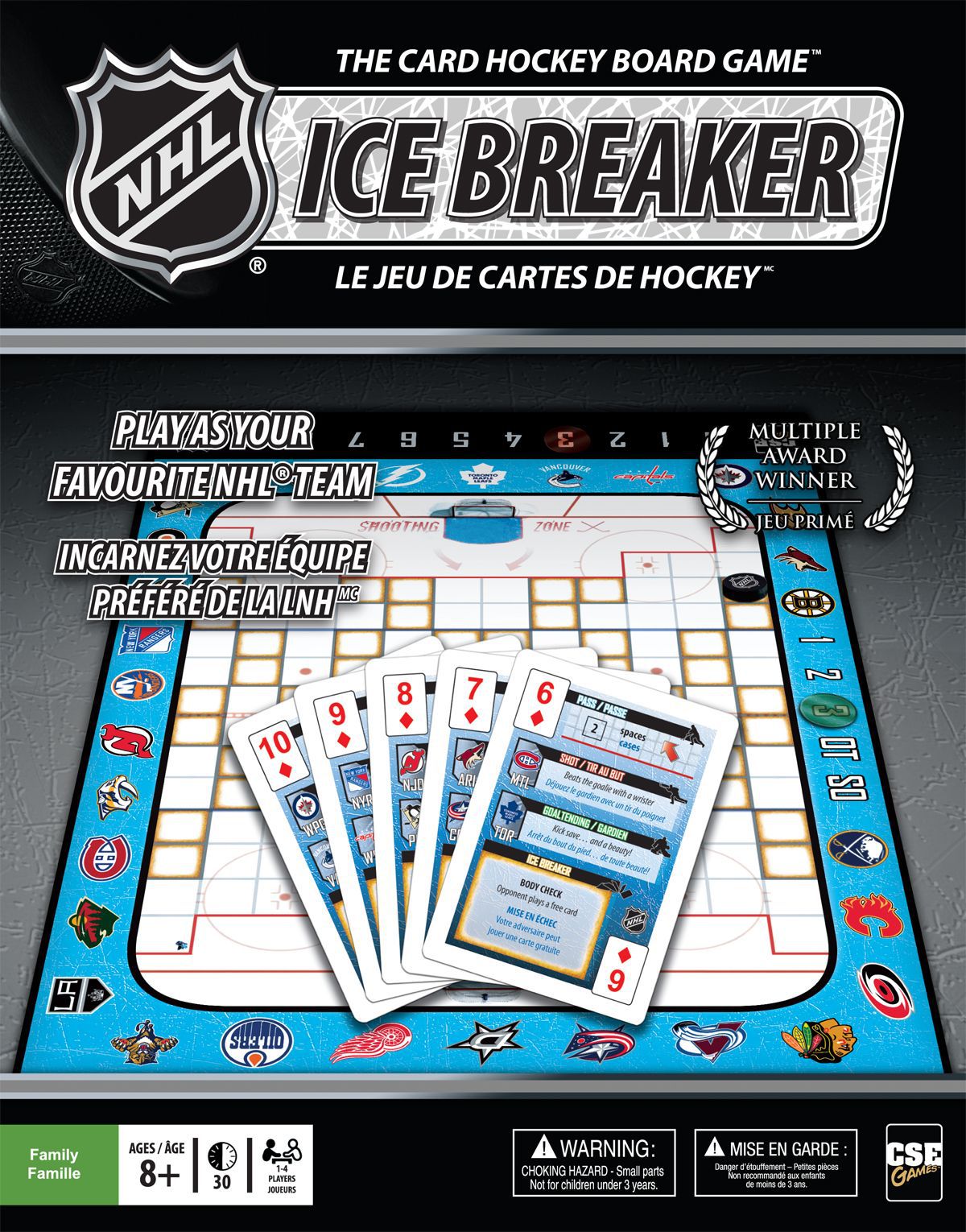 NHL Ice Breaker: The Card Hockey Board Game