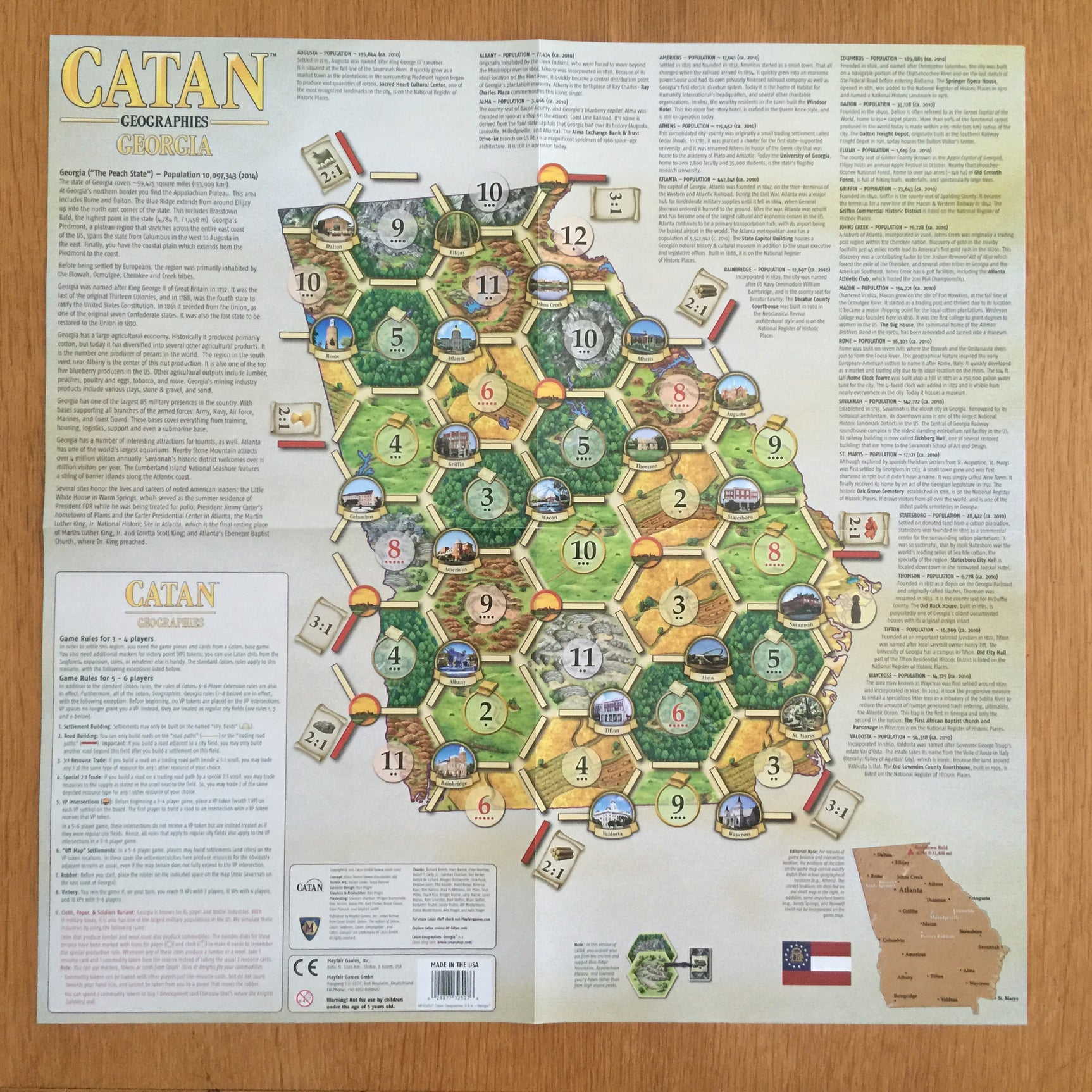 Catan Geographies: Georgia