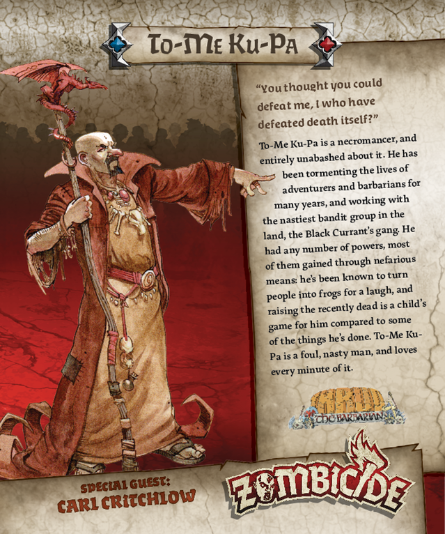 Zombicide: Black Plague Special Guest Box - Carl Critchlow